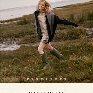 Doen Malia Dress in Cream and Black